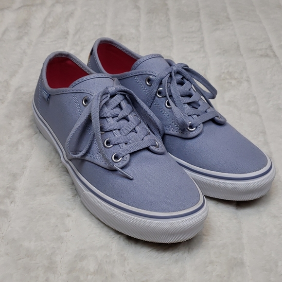Vans Light Blue Women's Size 7.5 Worn Once - Picture 1 of 6